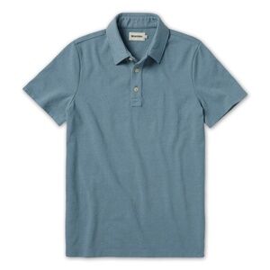 Taylor Stitch Heavy Bag Polo Ocean Blue 38 Small